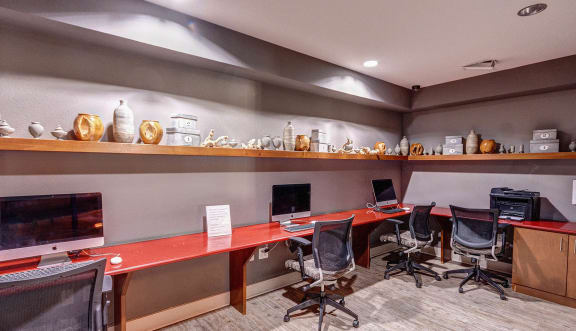 Business Center Room at University Village Apartments, Colorado, 80918