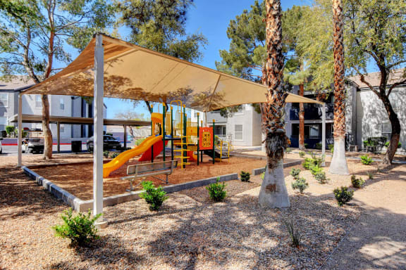 Play area for kids at Villa Serena, Henderson, NV