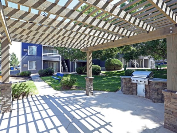 Courtyard Grill Stations at Windmill Apartments, Colorado Springs, 80916