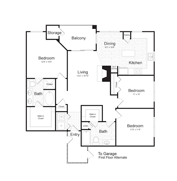Three Bedroom