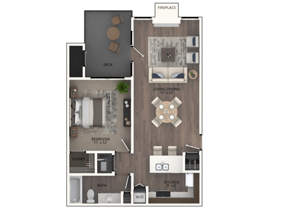 Blue Spruce 1 Bedroom