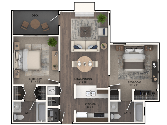 Maple 2 Bedroom