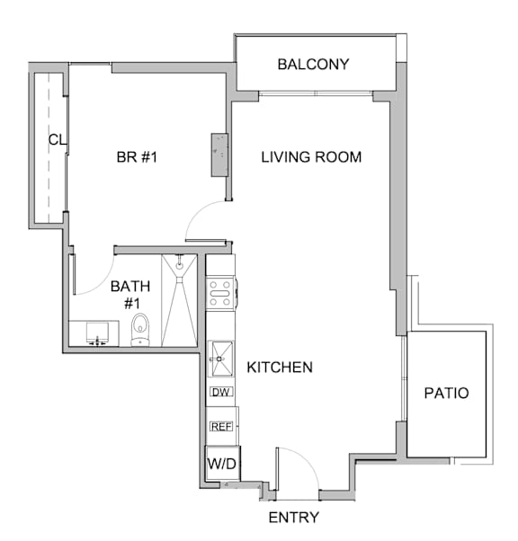 A10 Floor Plan at WM by CLG, California