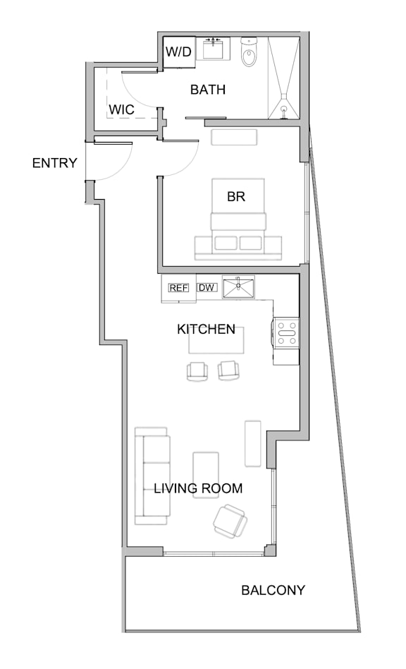 A3 Floor Plan at WM by CLG, Los Angeles California