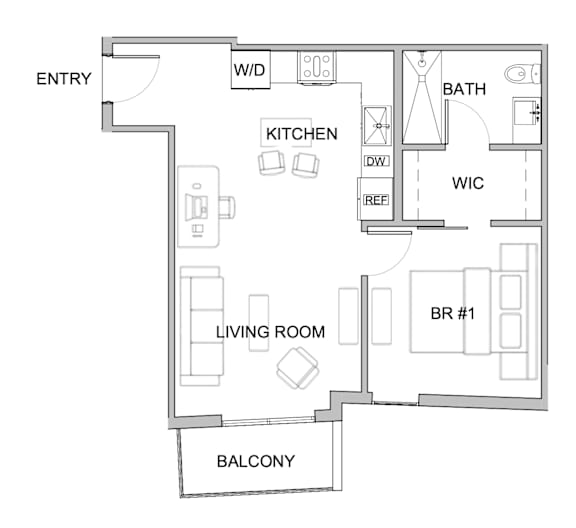 A4 Floor Plan at WM by CLG, California
