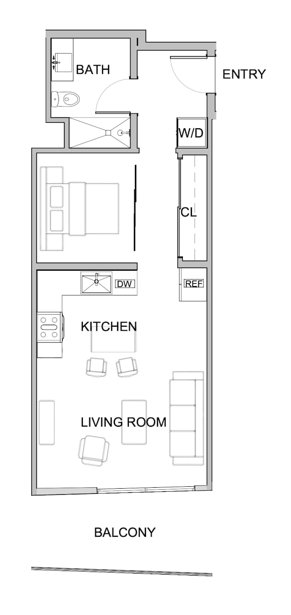 U5 Floor Plan at WM by CLG, California