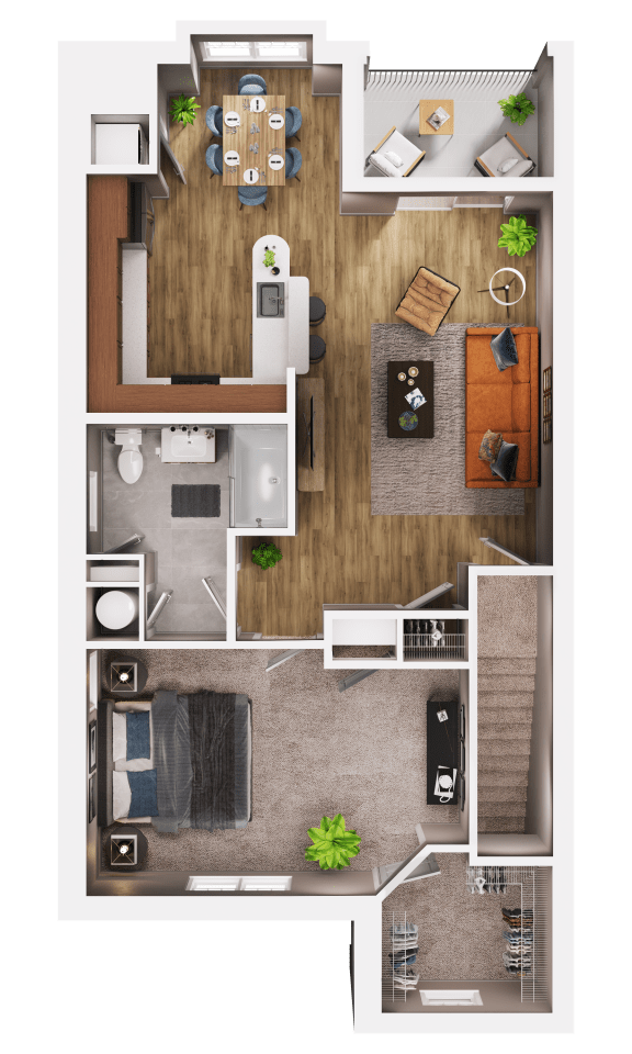 Brand New LEED 1 Bedroom 2nd Floor