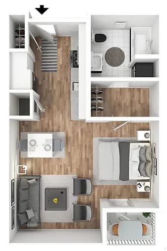Distinct Floor Plan at Bold on the Blvd, St. Peters