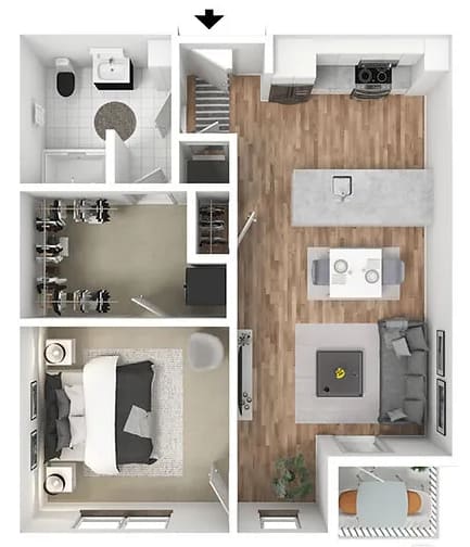 Intrepid Floor Plan at Bold on the Blvd, Missouri, 63376