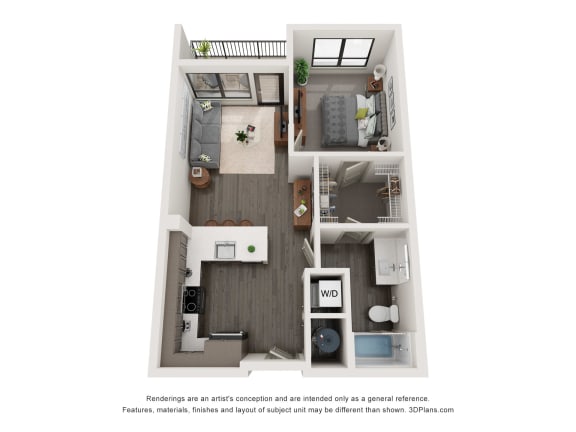 Floor Plan  A2 Floor Plan at Chapter at the Streets of St Charles, Saint Charles, MO