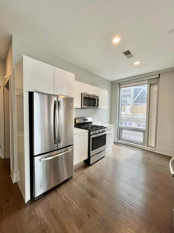 Stainless steal appliances. Including a gas rage.