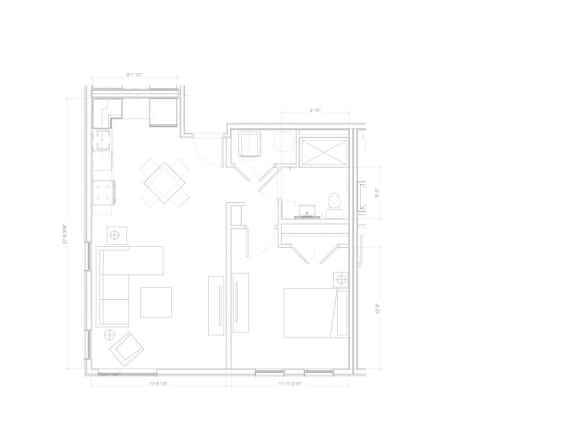 Floor Plan  Milan I - A11 Floor Plan at Expo at Forest Park, St. Louis, Missouri