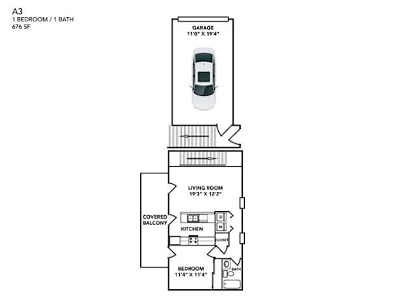 Floor Plan  A3676 Floor Plan at Promenade at New Town, Saint Charles, 63301