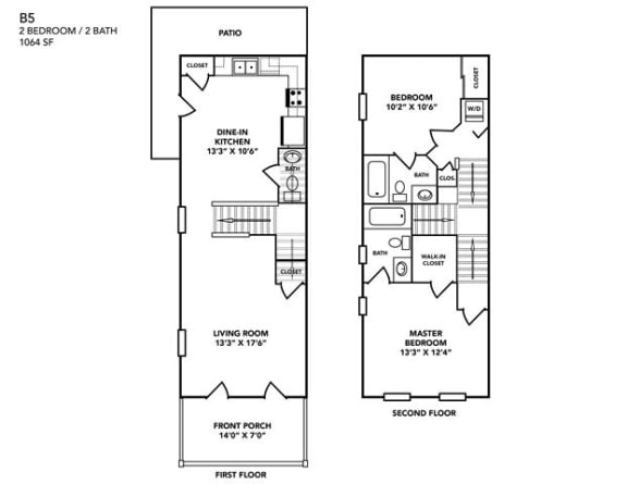 St. CharlesIII Floor Plan at Promenade at New Town, Missouri, 63301