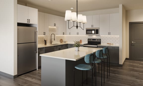 Modern Kitchen at The Porter, Missouri, 63146