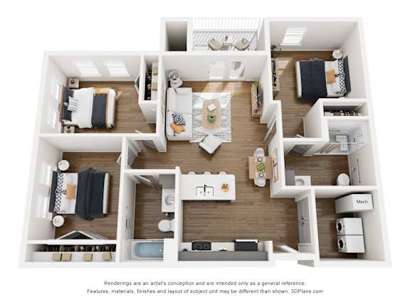 3C Floor Plan at Prairie Encore, Dardenne Prairie