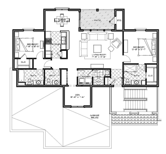 2 bed 2 bath A at The Residences at Toscana Park, Indiana