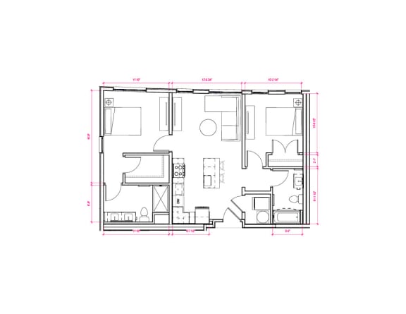 Zaragoza - South C6 Floor Plan at Expo at Forest Park, St. Louis, Missouri