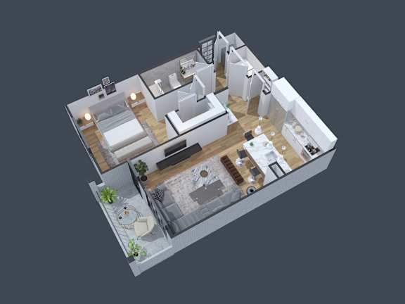 Floor Plan of Unit A2