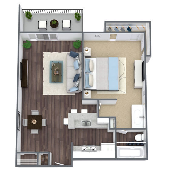 A2 floor plan