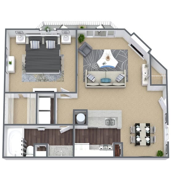 Ash 3D floor plan image