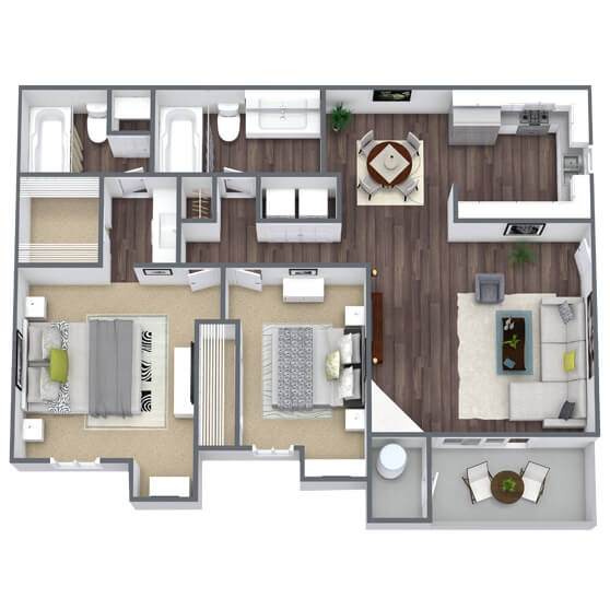 Studio, 1, 2 & 3-Bedroom Apartments in Ahwatukee, AZ | Array South Mountain