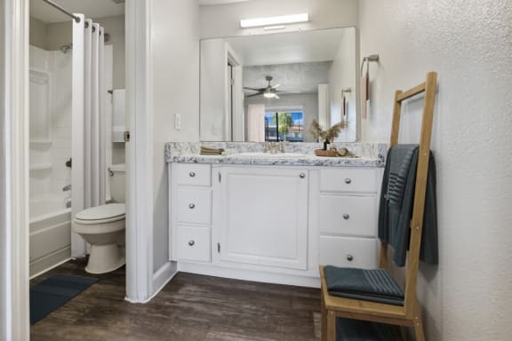 a bathroom with a toilet and a sink