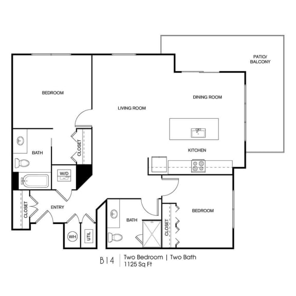 Seven Skies floor plan B14