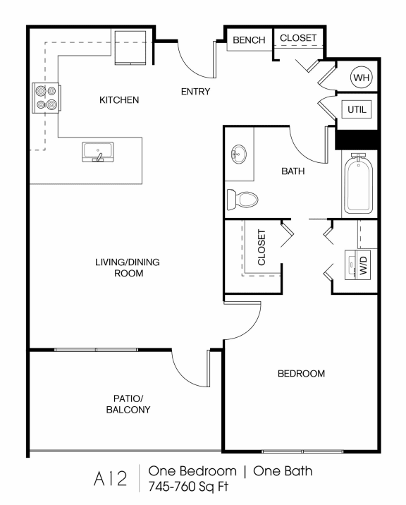 Seven Skies floor plan A12