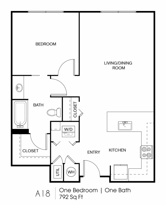 Seven Skies floor plan A18