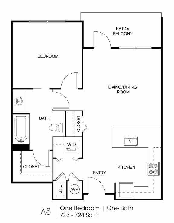 Seven Skies floor plan A8