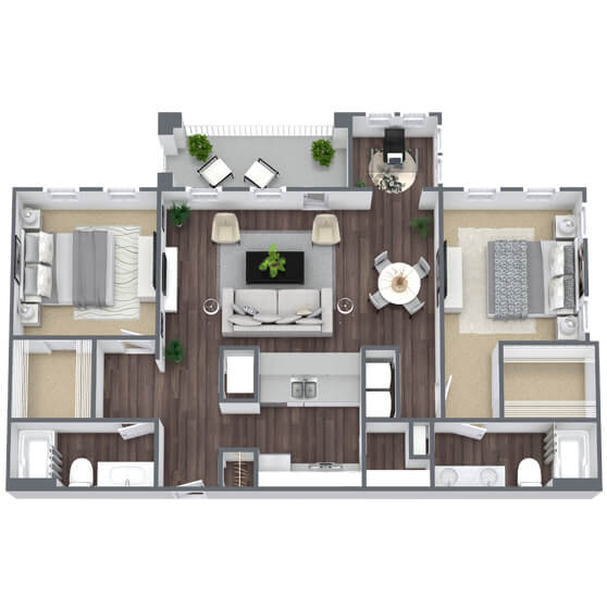 Hickory floor plan
