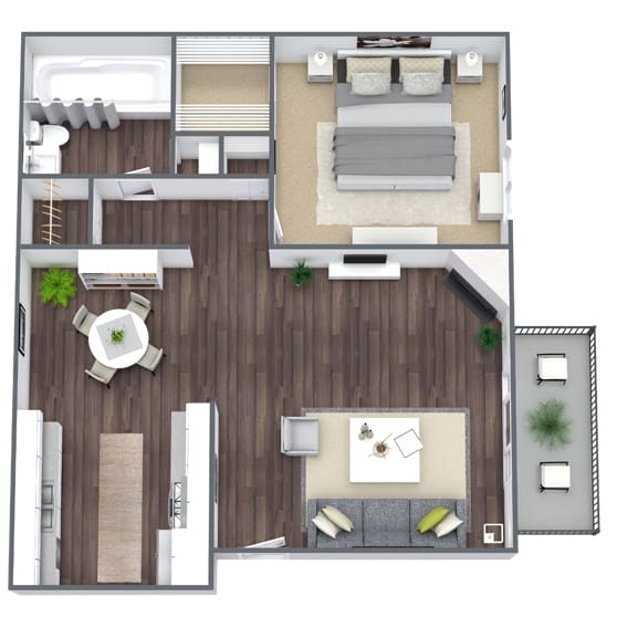 Floor Plans of Revive At 9 Mile Station in Denver, CO