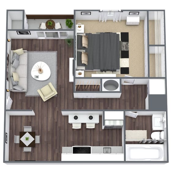 Floor Plans The Park on Windy Hill Apartments
