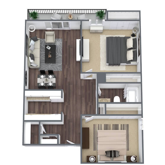 Sandstone 3D floor plan