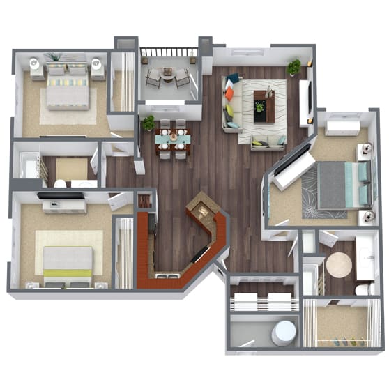 Tuscana floor plan