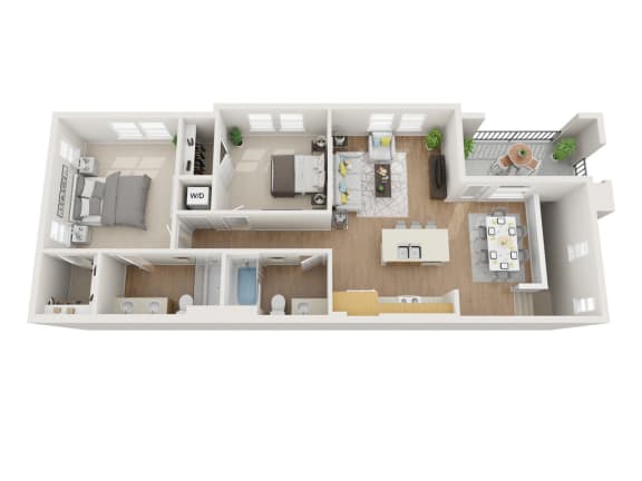 B4 3D Floor Plan Image
