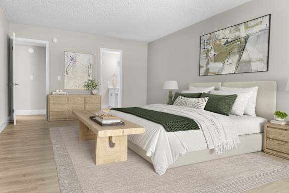 Spacious Bedroom at Riverchase Landing Apartments in Hoover, AL
