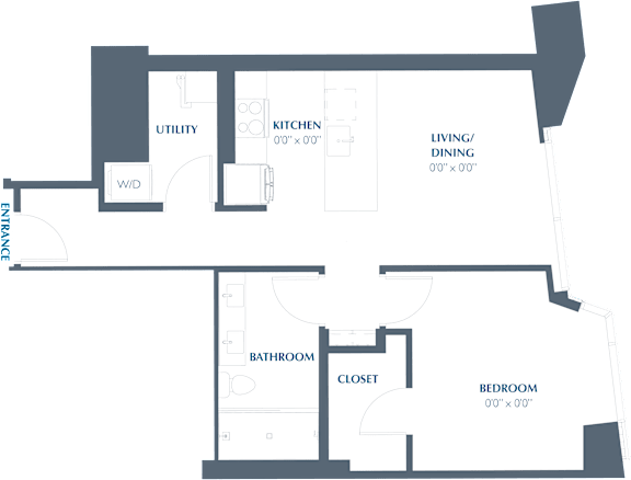 Floor Plan  A10 Floor Plan at Eastline Residences Apartments, Dallas, TX, 75206