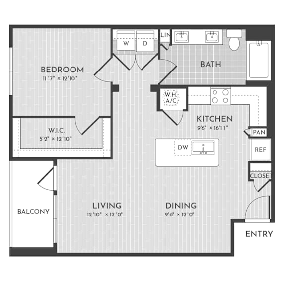 1Bed 1Bath-C at Stone Loch Apartments, Tomball