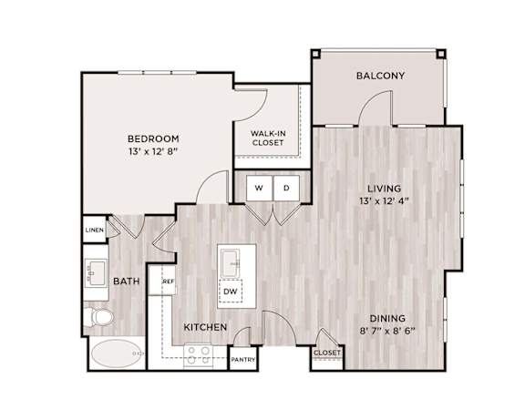 1BR 1BA_841 SF at Fifty02 Westover Hills, San Antonio, Texas