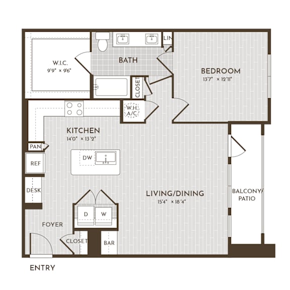 1Bed 1Bath_E at Alys Crossing Apartments, Texas