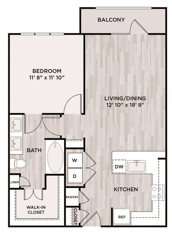 1BR 1BA_769 SF at Fifty02 Westover Hills, San Antonio, TX