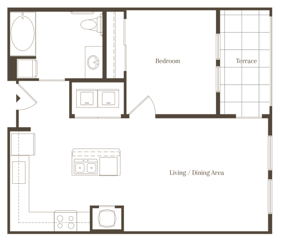 Addison Classic 1Bed 1Bath at The Addison, Baton Rouge, LA