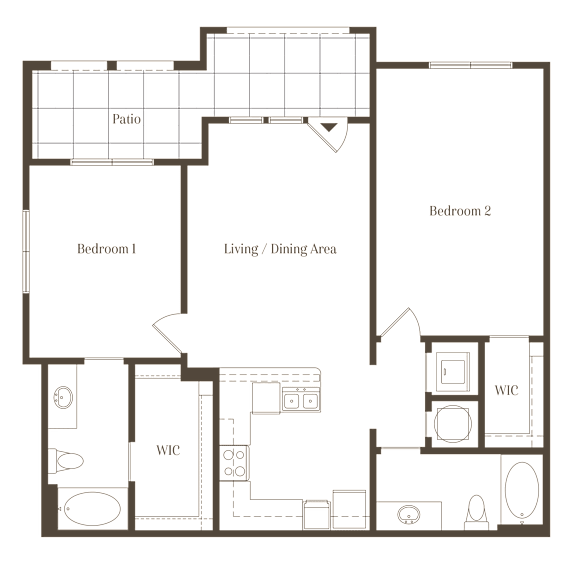 Addison Loft 2Bed 2Bath at The Addison,Louisiana
