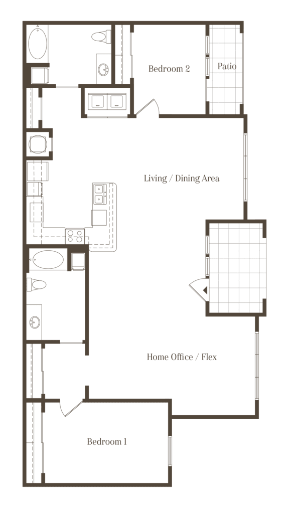 Addison_Loft  2Bed 2Bath at The Addison, Baton Rouge, 70836