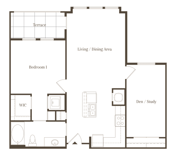 Addison Paragon 1Bed 1Bath at The Addison, Baton Rouge