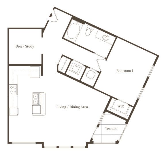 Addison Signature 1Bed 1Bath at The Addison,Louisiana