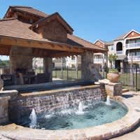 Gas Grill Area at Ansley Walk Apartments in Lafayette, LA