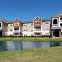 Pond at Ansley Walk Apartments in Lafayette, LA
